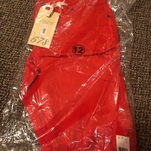 Red jeans from the limited